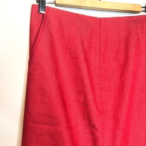 Debbie Shuchat Fishtail Denim Pencil Skirt, size 4 - Picture 2 of 9
